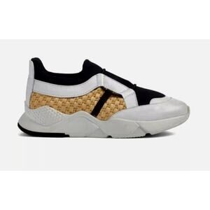 Clergerie Paris Men's Salvy Woven Sneaker Leather Jute Upper Size 11 US 44 EU